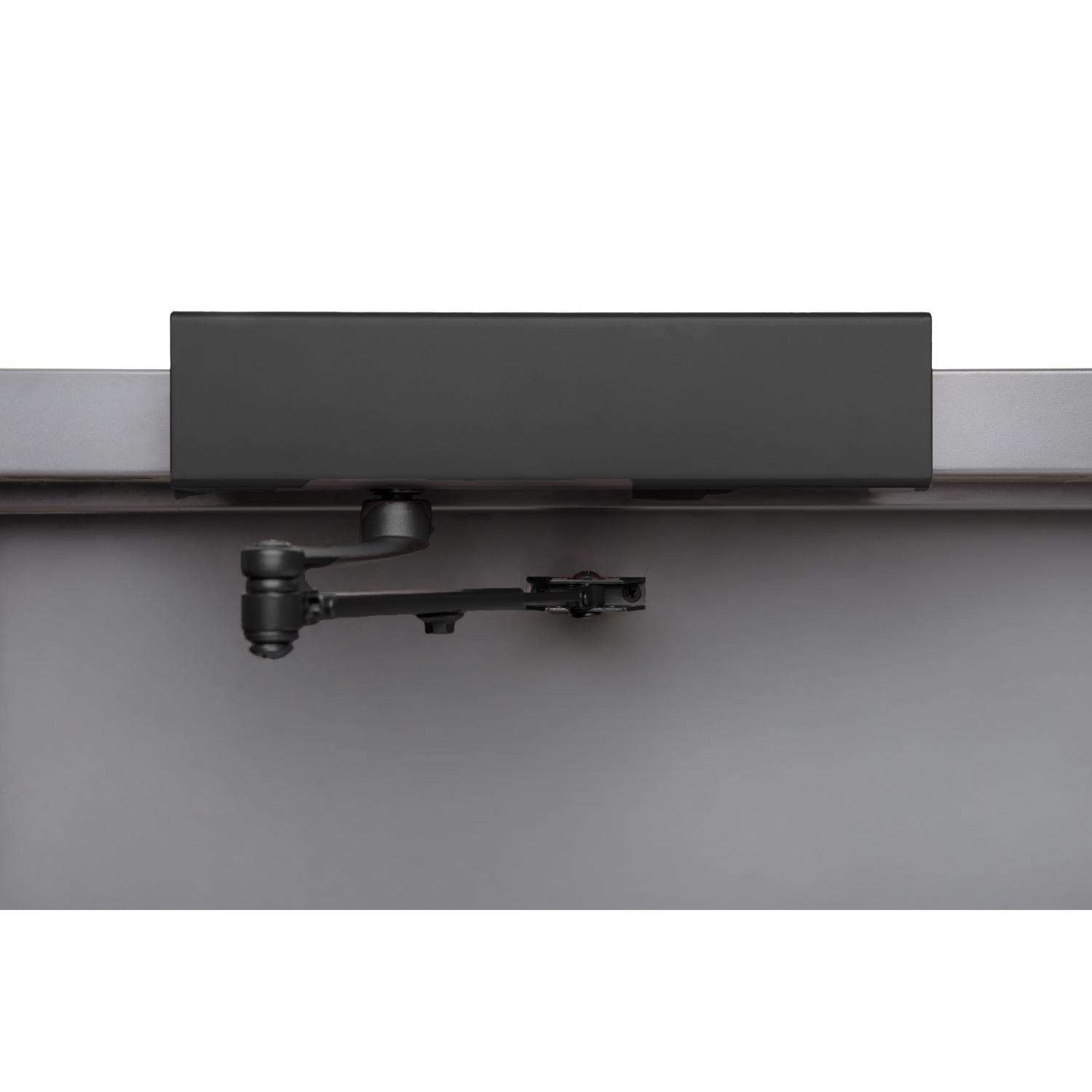 Brinks Commercial Matte Black Metal Hydraulic Adjustable Door Closer Grade 1