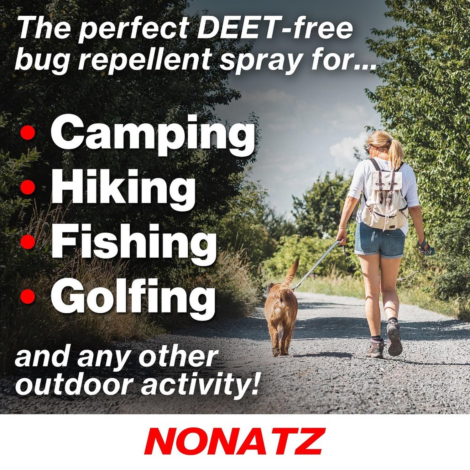 No Natz Organic Insect Repellent Liquid For Variety of Insects 4 oz