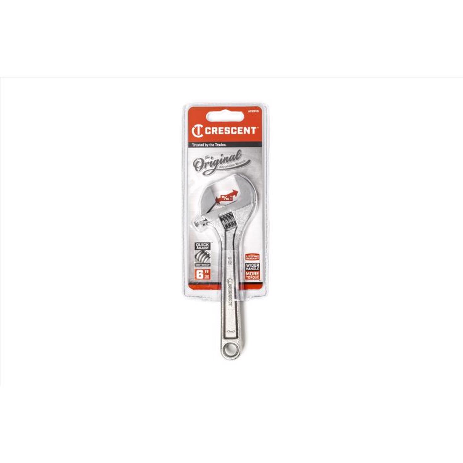 Crescent Metric and SAE Adjustable Wrench 6 in. L 1 pc