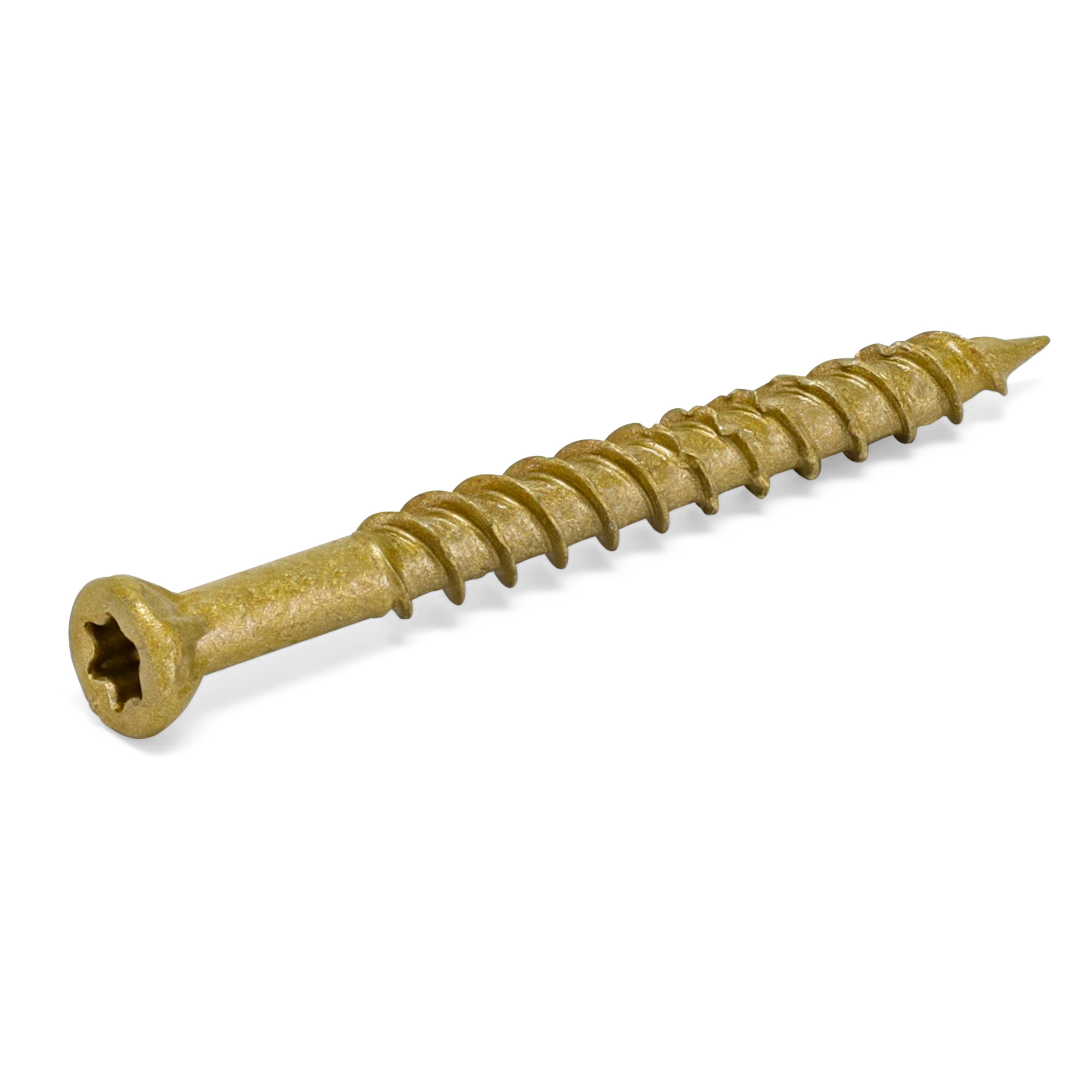 Power Pro&reg; Premium Bronze Exterior Trim Screws (#8 x 1-5/8 in.) - 166 pc