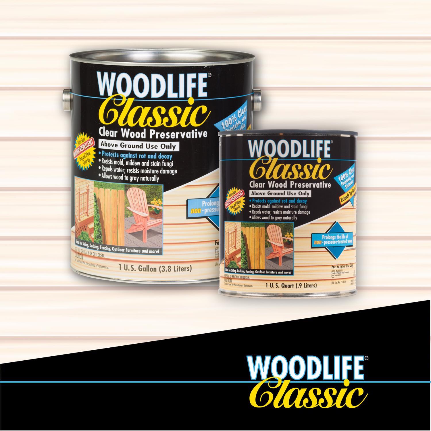 Wolman Woodlife Clear Fully-Transparent Water-Based Wood Preservative 1 gal