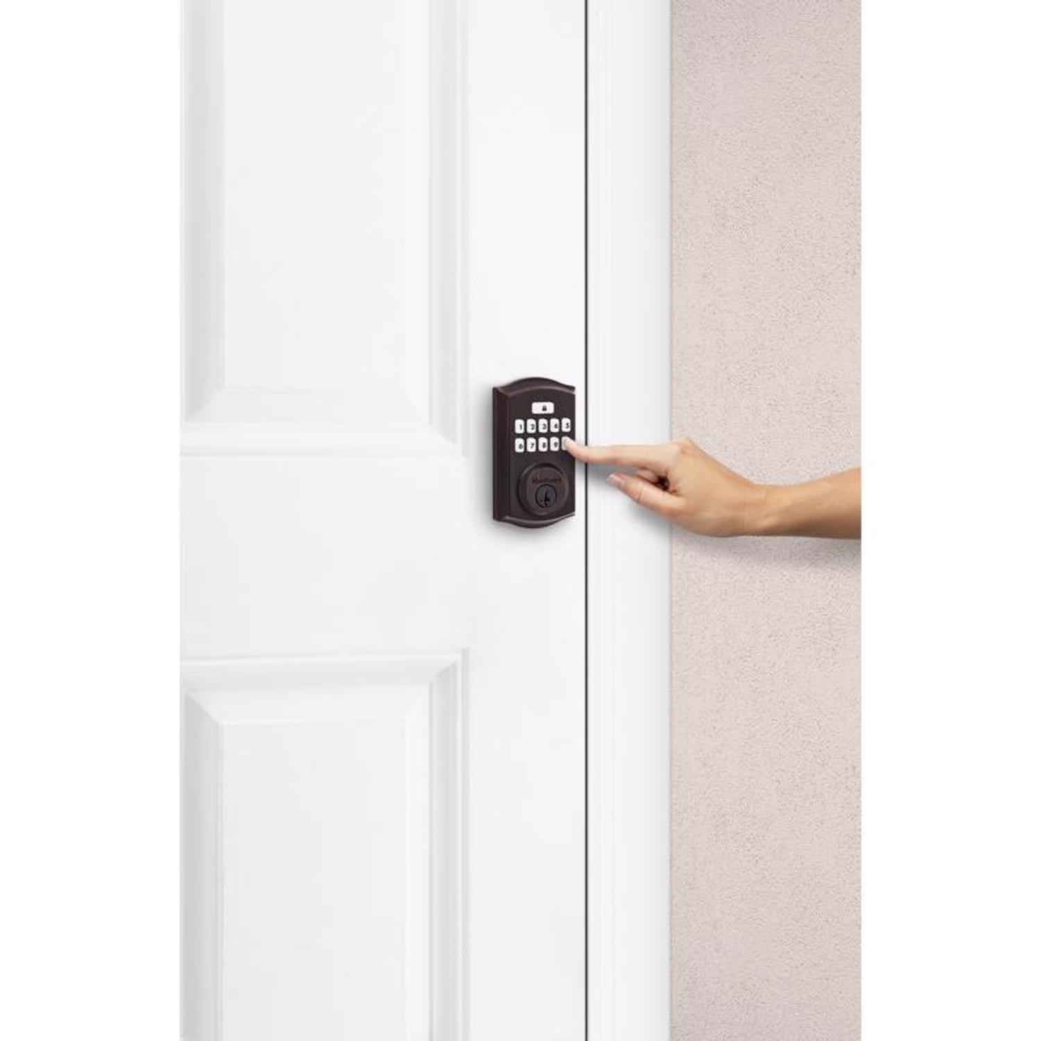 Kwikset SmartCode Venetian Bronze Metal Electronic Touch Pad Deadbolt