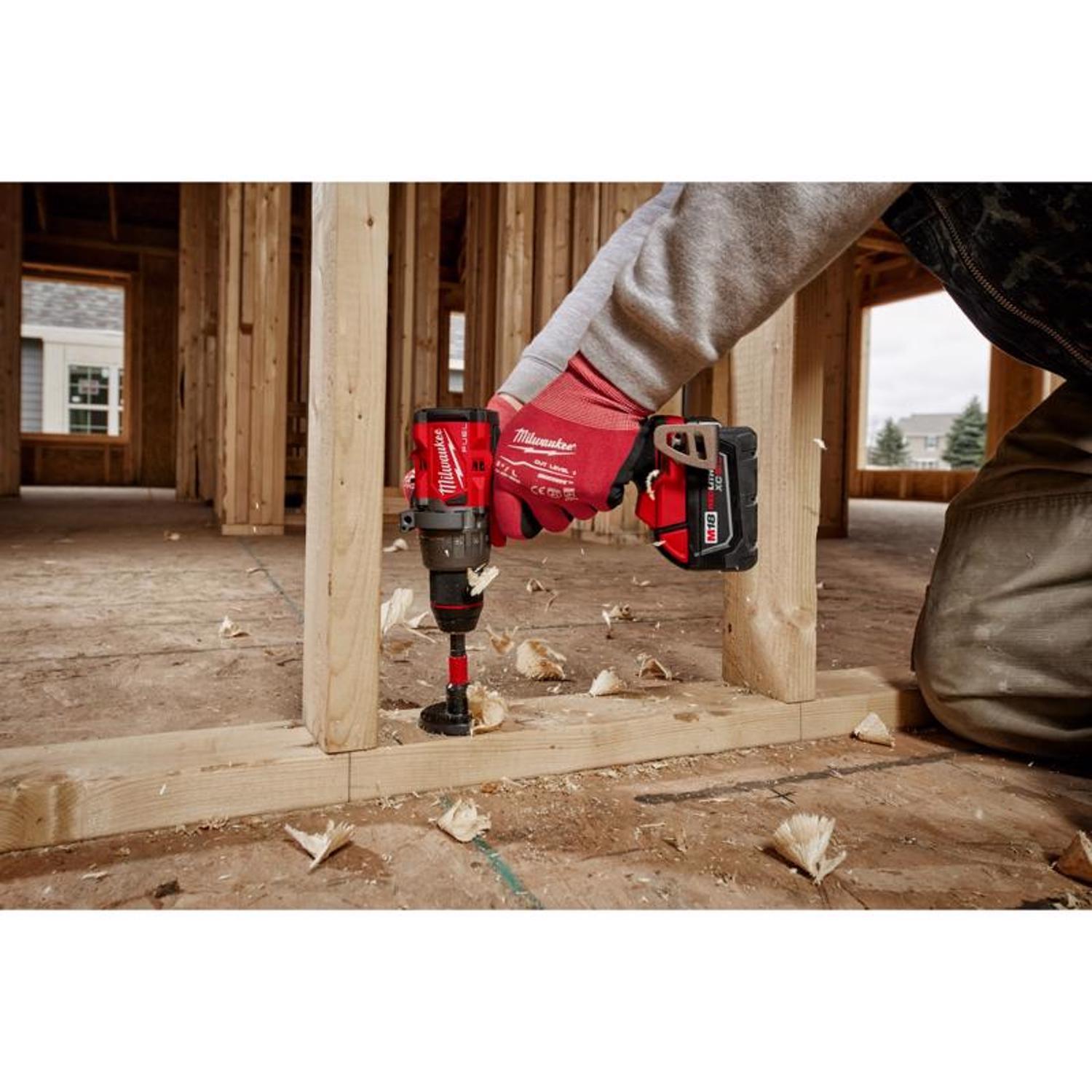 Milwaukee M18 FUEL 1/2 in. Brushless Cordless Hammer Drill/Driver Kit (Battery & Charger)