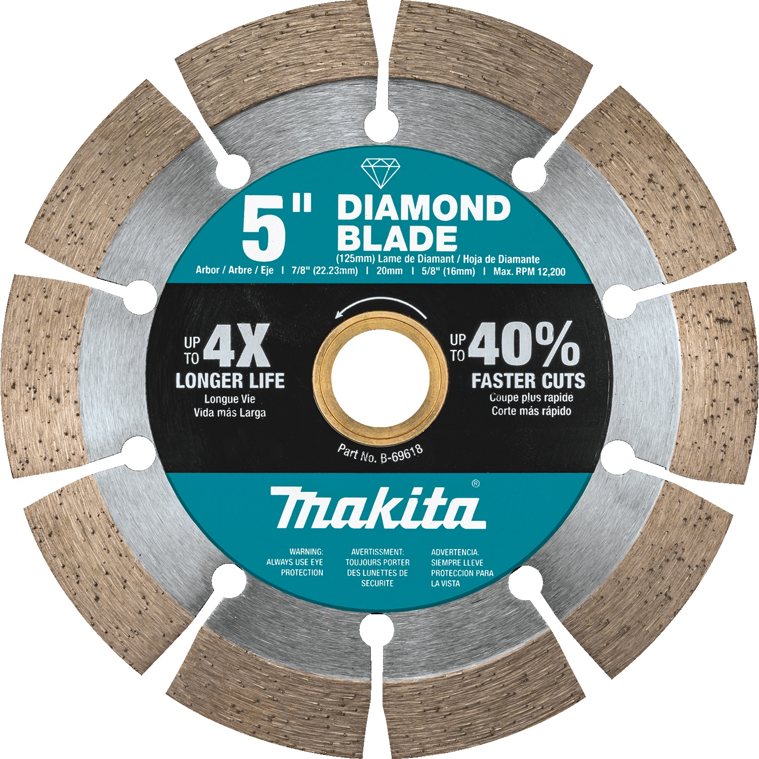 Blade Diamond Mak 5" Seg Gen/P