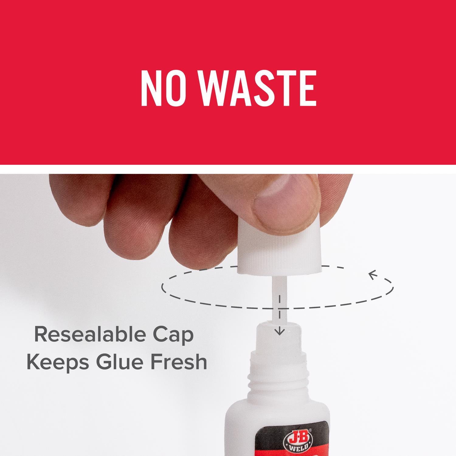 J-B Weld SuperWeld High Strength Glue Clear Super Glue Brush On 0.2 gm