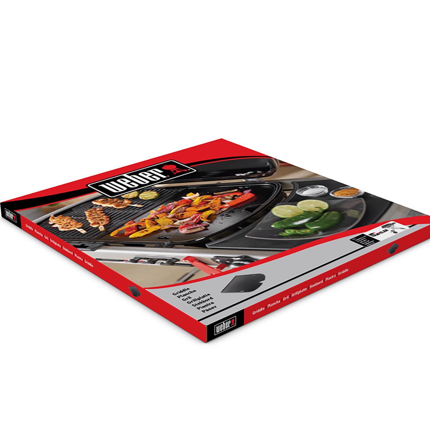 Weber Traveler Cast Iron/Porcelain Griddle