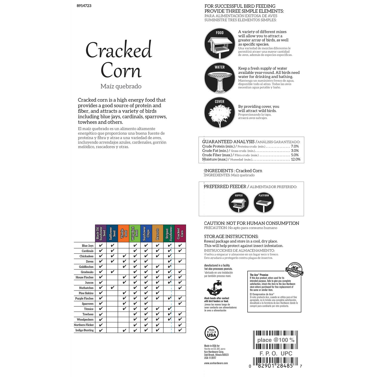 Ace Cracked Corn 4 lb