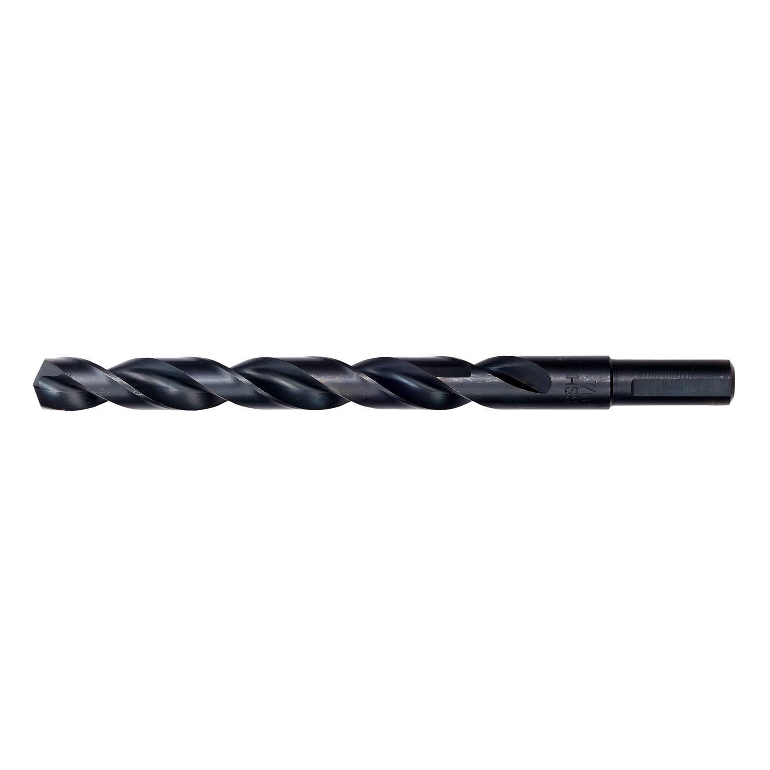 Milwaukee Thunderbolt 7/16 in. X 5-1/2 in. L Black Oxide Drill Bit 3-Flat Shank 1 pc