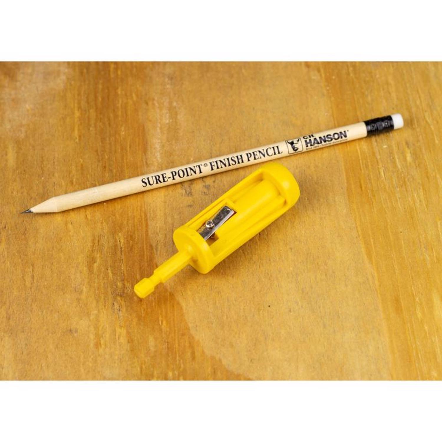 C.H. Hanson Pro-Sharp 8 in. L Finishing Carpenter Pencil and Sharpener Beige 15 pc