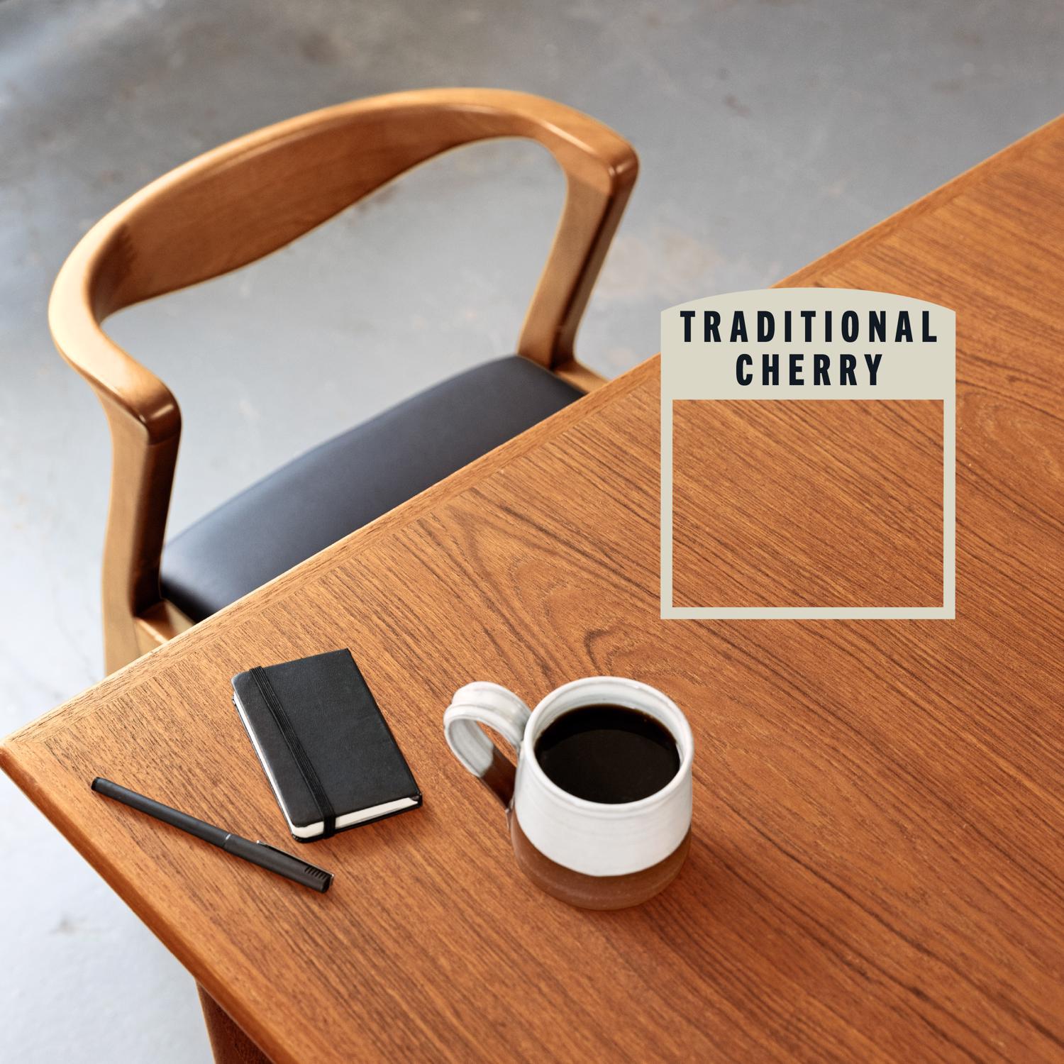 Varathane Semi-Transparent Traditional Cherry Oil-Based Urethane Modified Alkyd Wood Stain 1/2 pt
