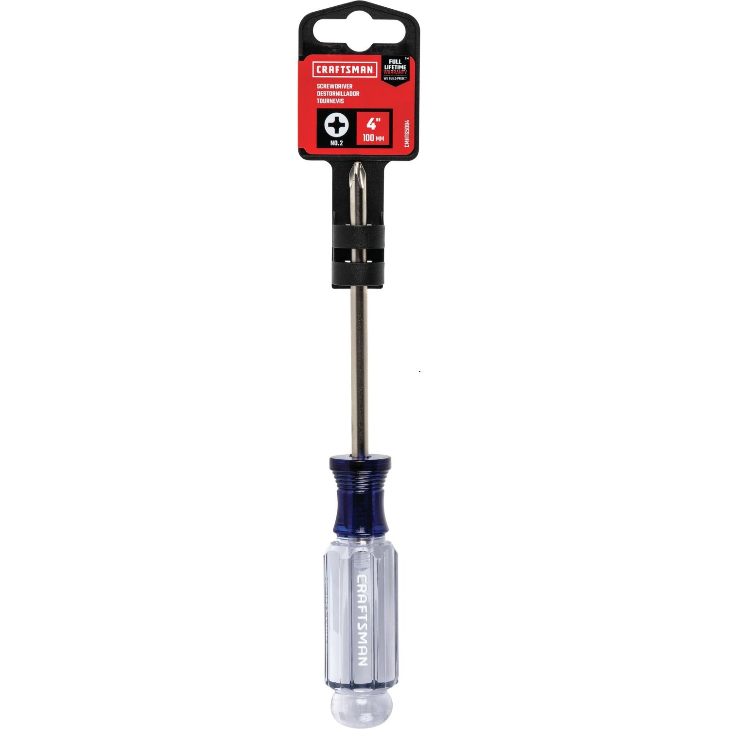 Craftsman No. 2 X 4 in. L Phillips Screwdriver 1 pc