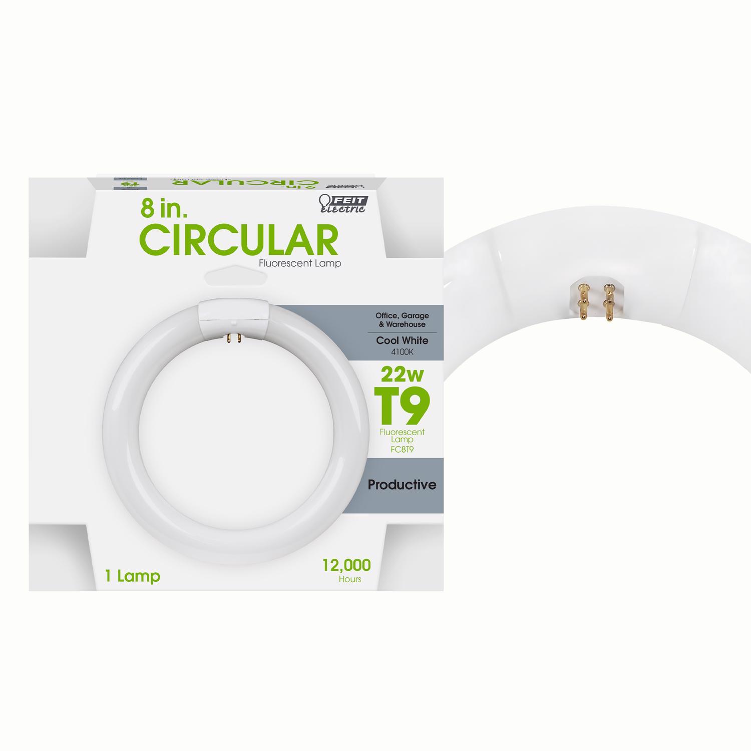 Feit Legacy Bulbs 22 W T9 8.3 in. D X 8.3 in. L Circline Fluorescent Bulb Cool White Circular 4100 K