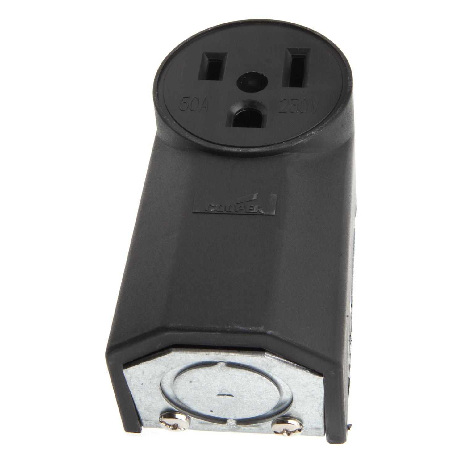 Forney Commercial and Residential Plastic Heavy Duty Receptacle 6-50R