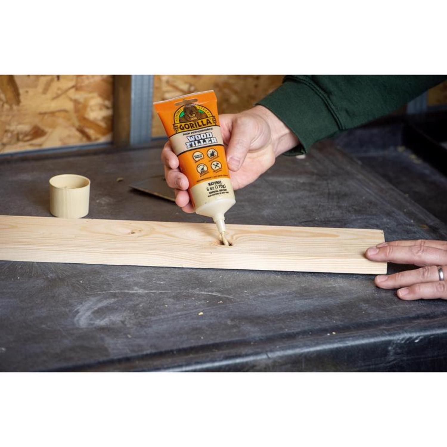 Gorilla Natural Wood Filler 6 oz