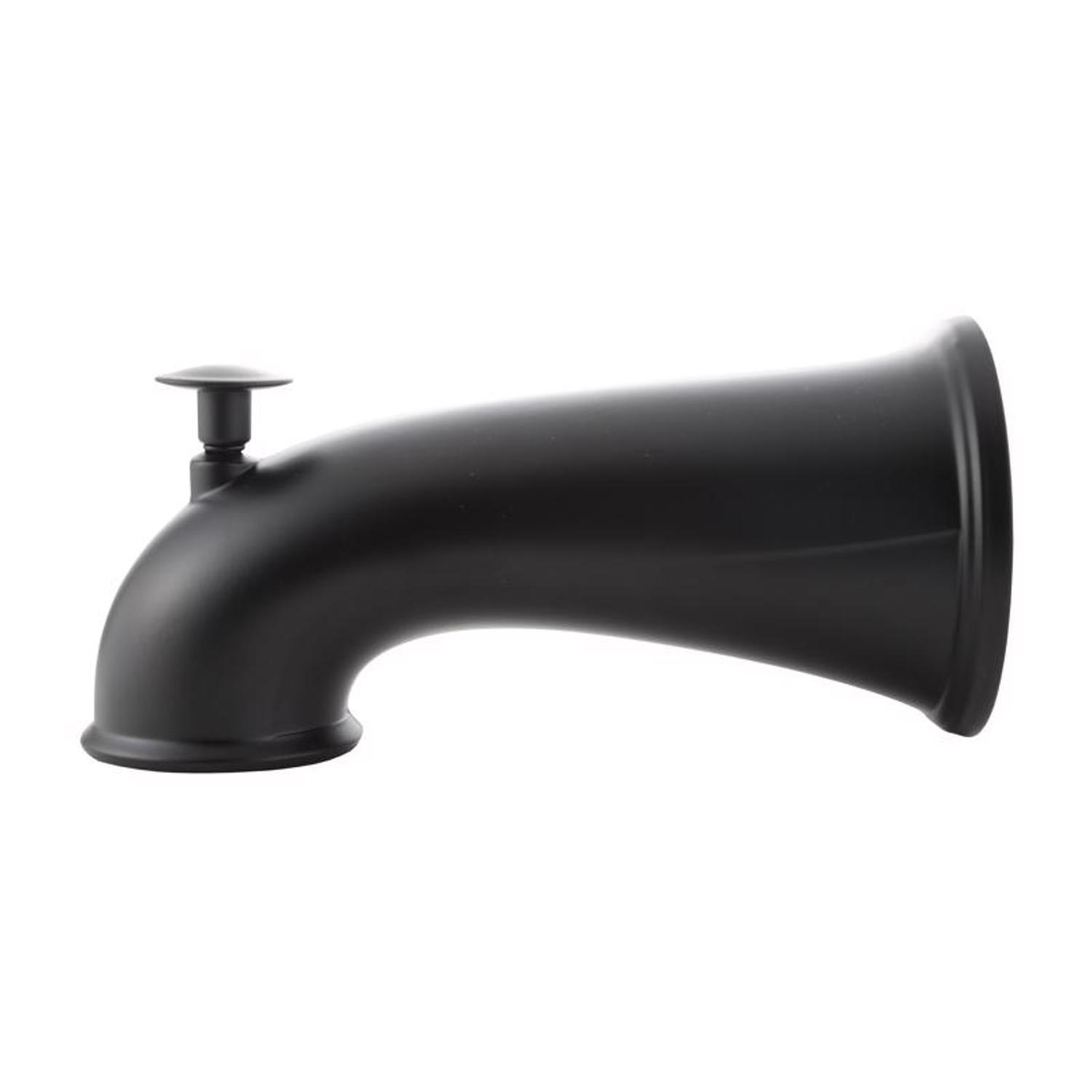 Danco Tub Spout For Universal 6.0 in. L X 3.07 in. W X 3.07 in. H Black Metal 1 pc