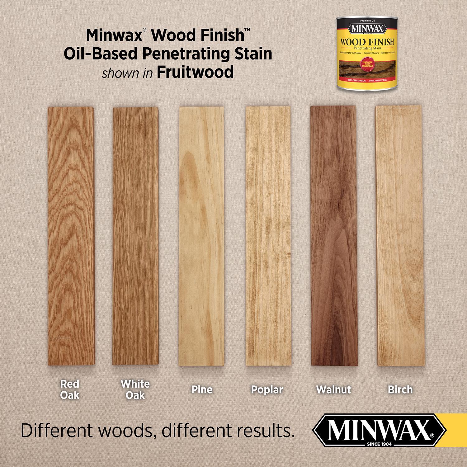 Minwax Wood Finish Semi-Transparent Fruitwood Oil-Based Penetrating Wood Stain 1 gal
