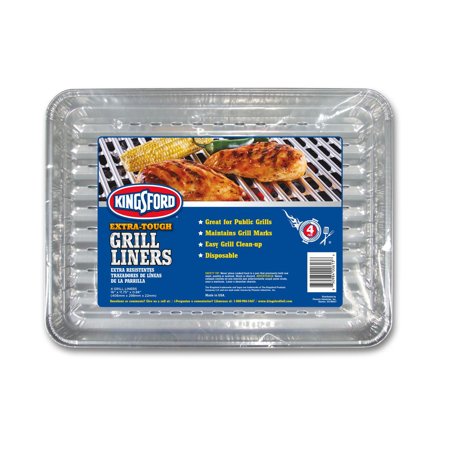 Kingsford Aluminum Grill Liner 16 in. L X 11.75 in. W