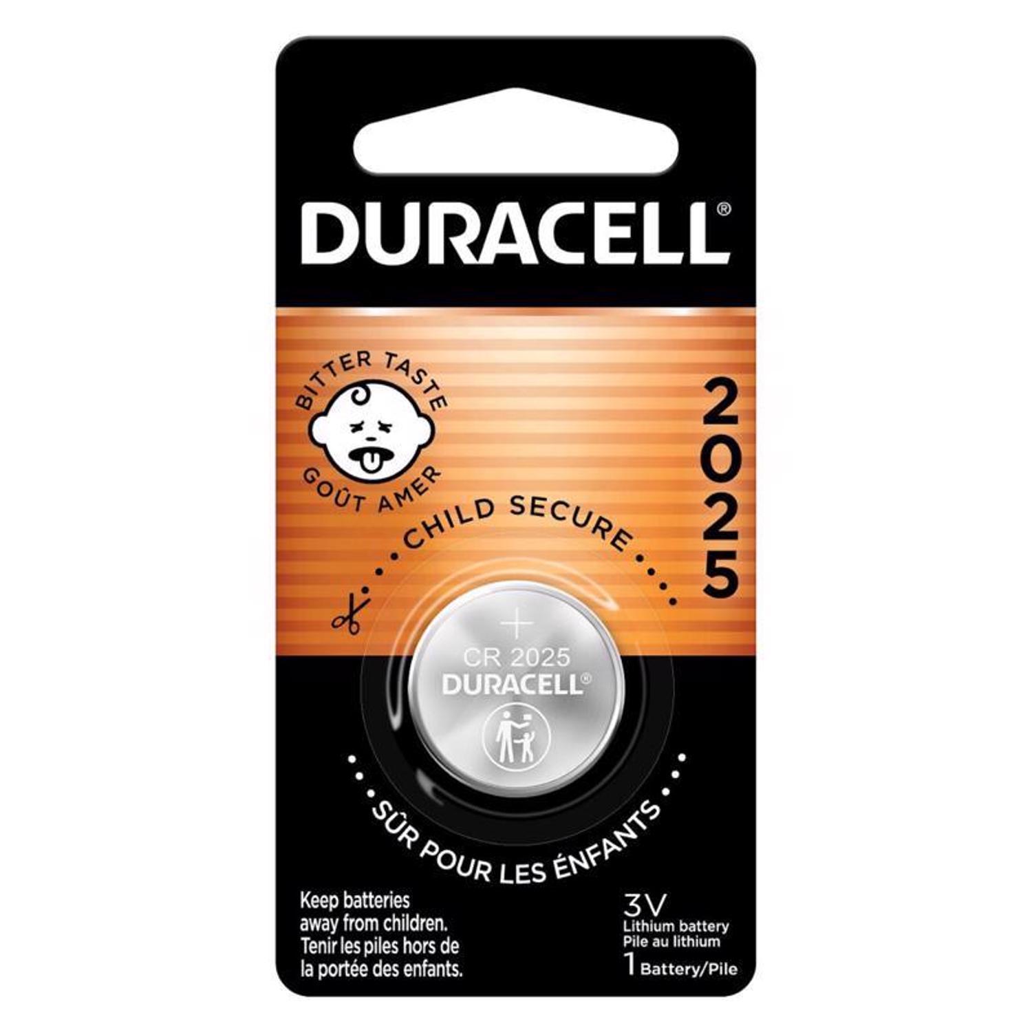Duracell Lithium Coin 2025 3 V 165 mAh Security and Electronic Battery 1 pk