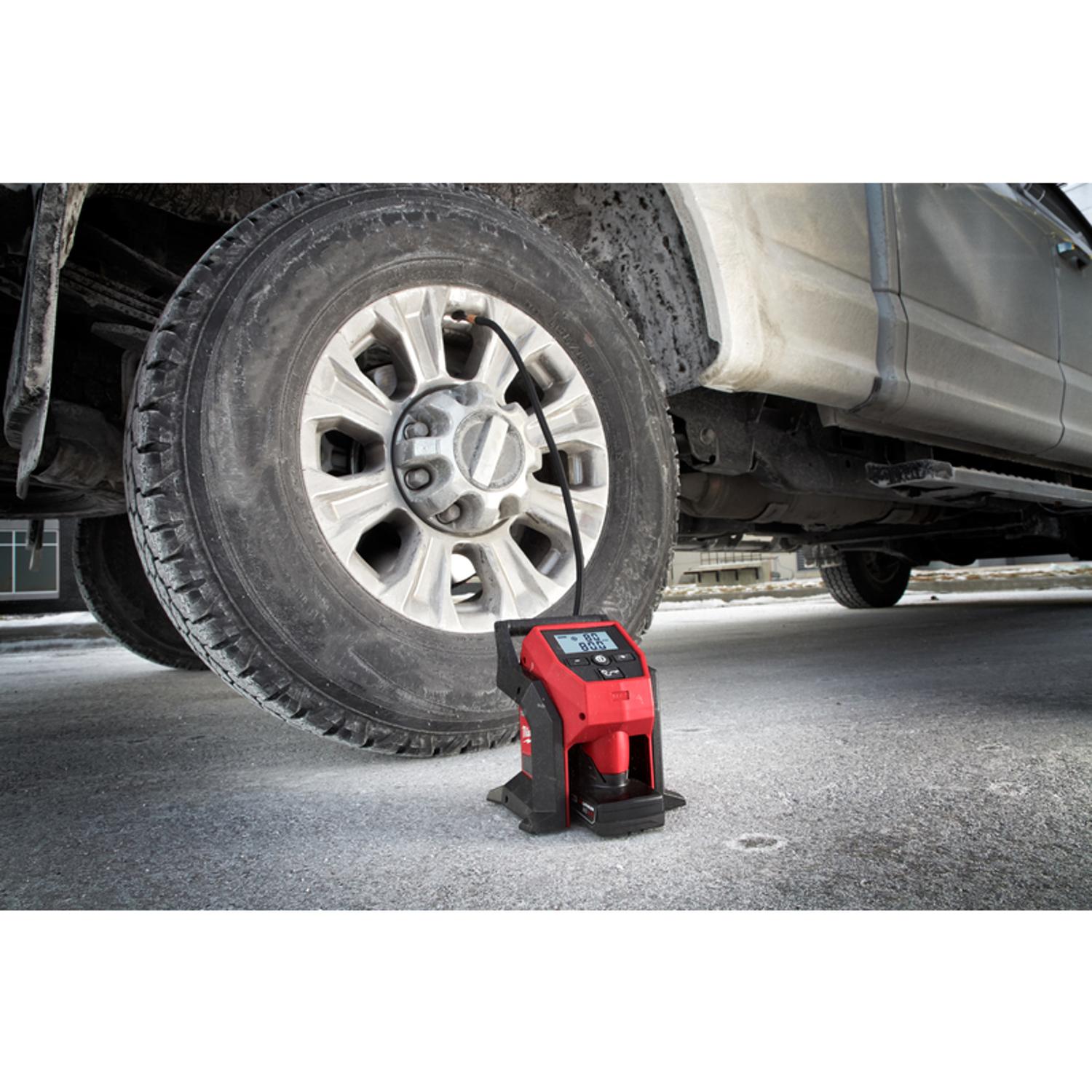 Milwaukee M12 1 gal Vertical Portable Hand-Held Air Compressor 120 psi 0.25 HP