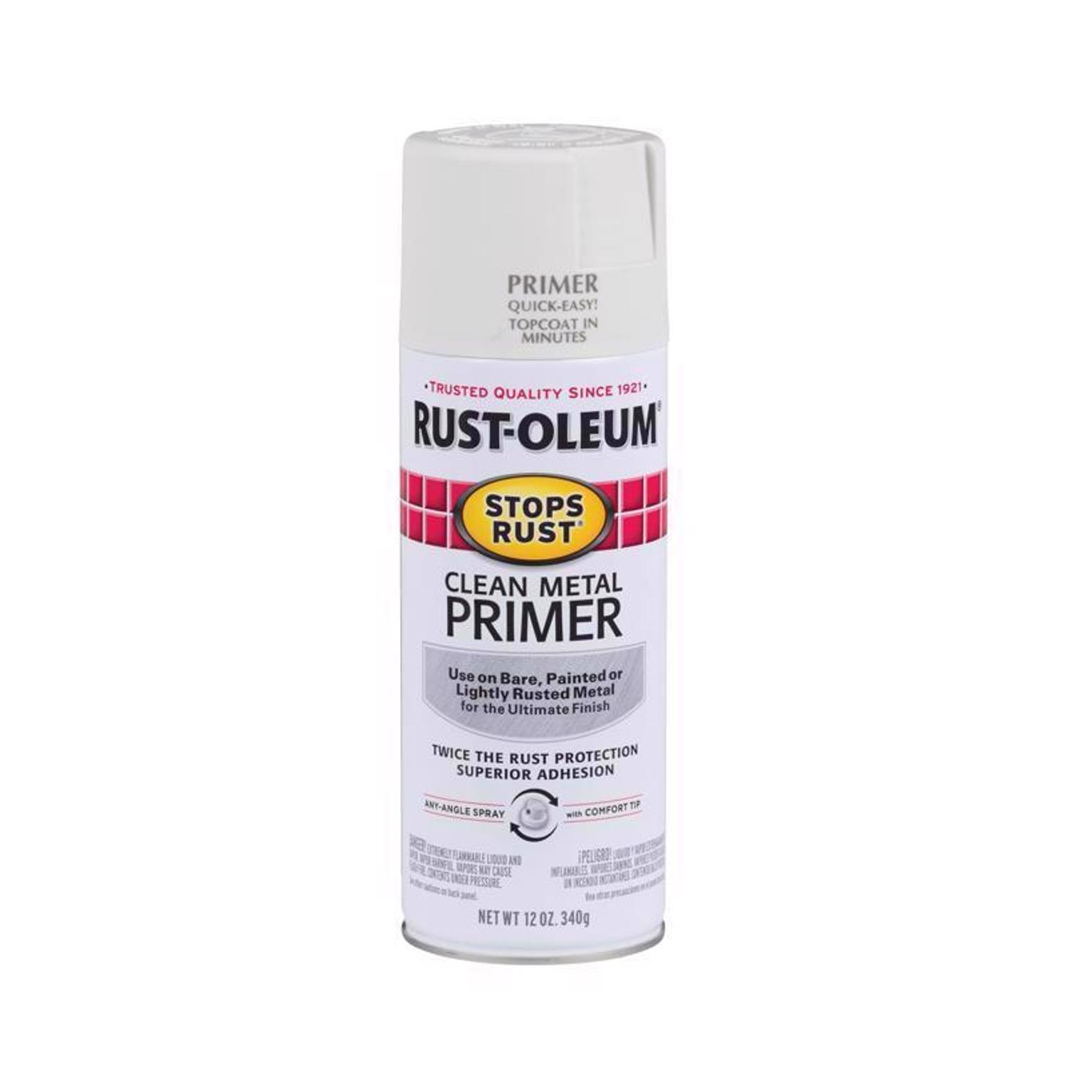 Rust-Oleum Stops Rust White Oil-Based Alkyd Spray Primer 12 oz
