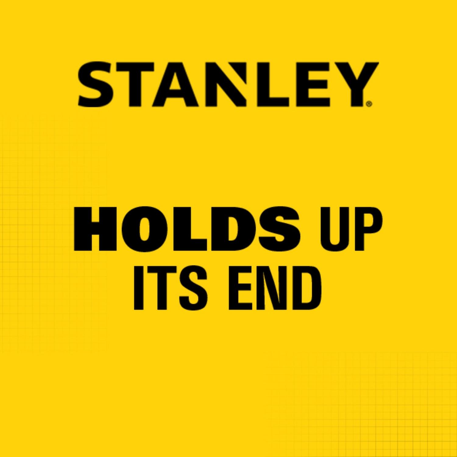 STANLEY 33 in. H X 27 in. W X 4 in. D Folding Sawhorse 1000 lb. cap. 2 pc