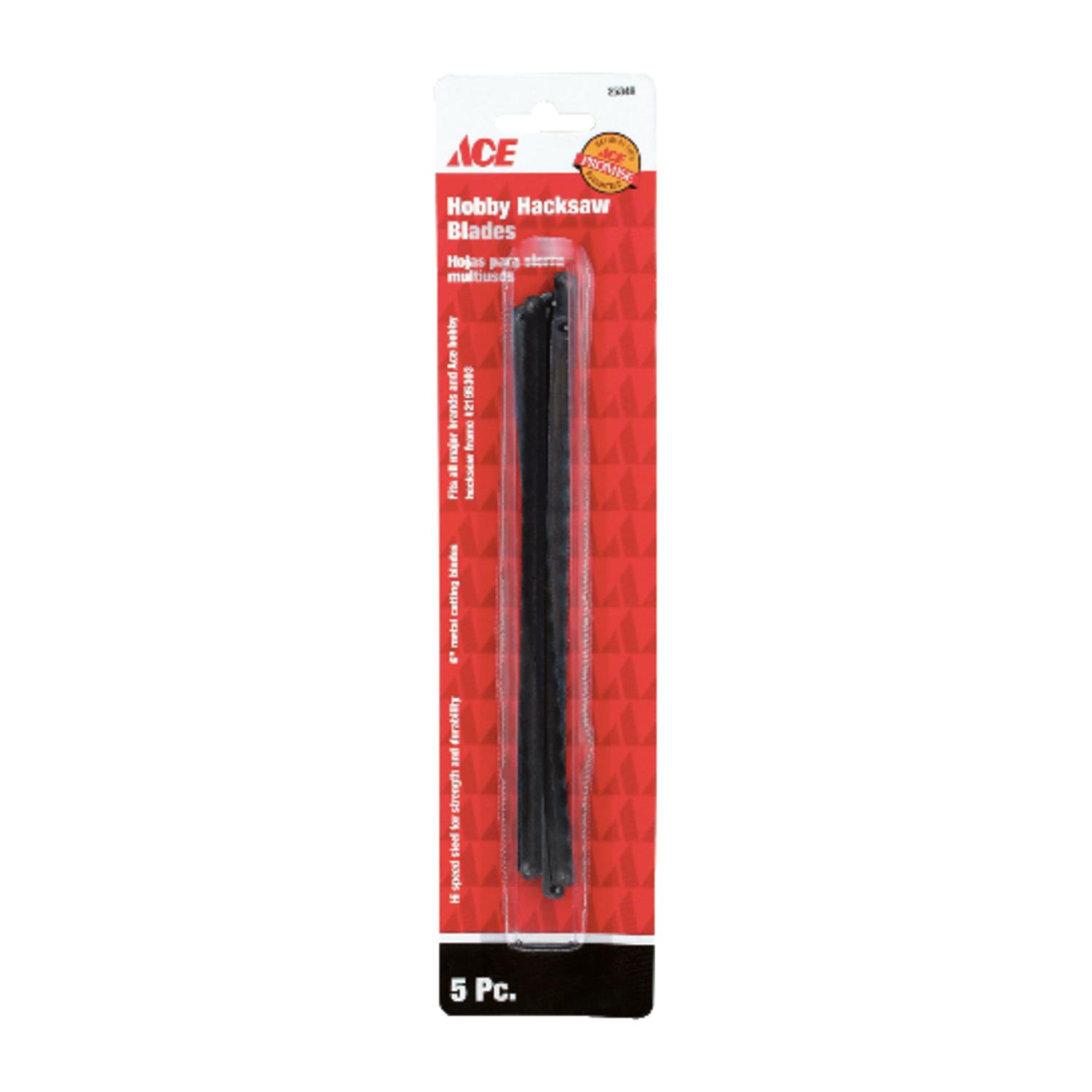 Ace 6 in. Steel Hacksaw Blade Set 5 pk