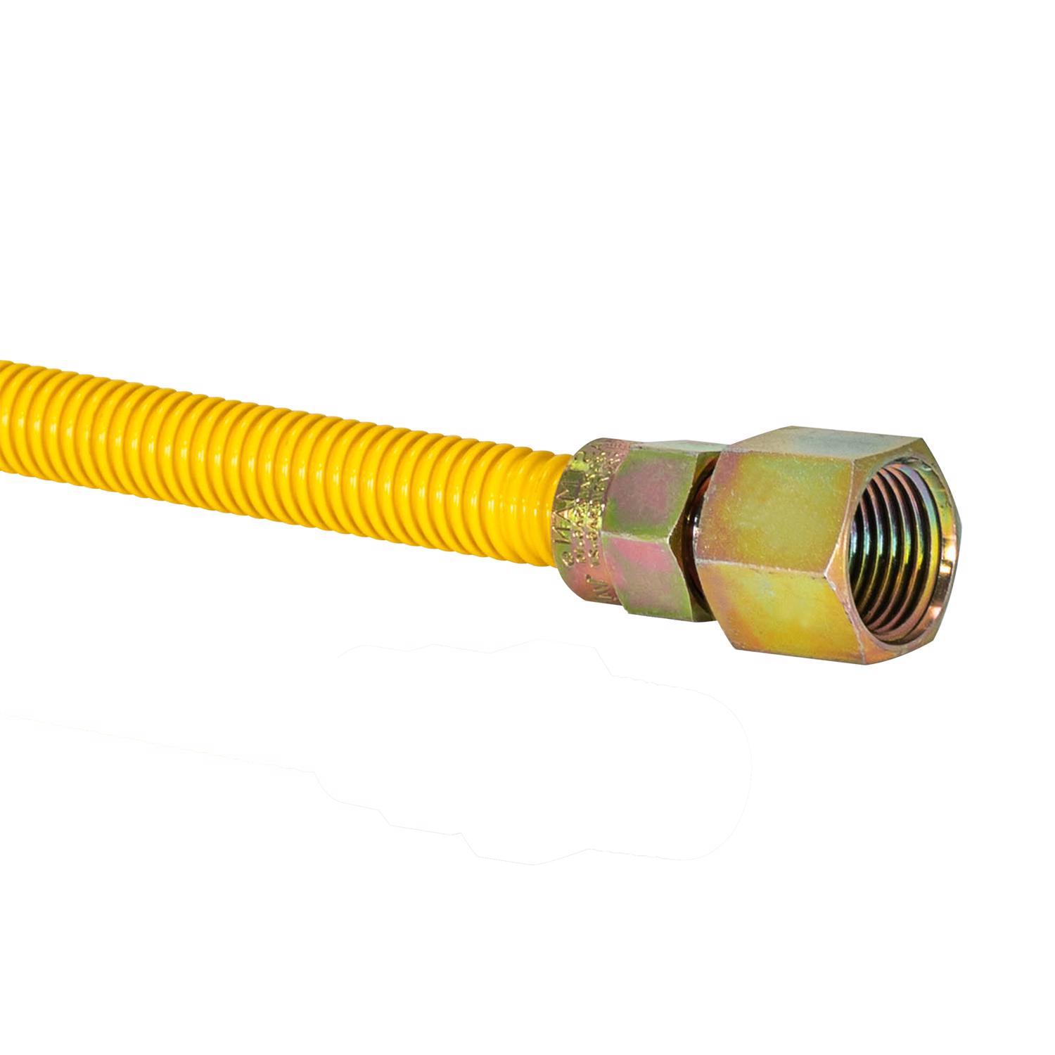 Eastman 1/2 in. FIP in. X 1/2 in. D MIP 48 in. Stainless Steel Gas Connector