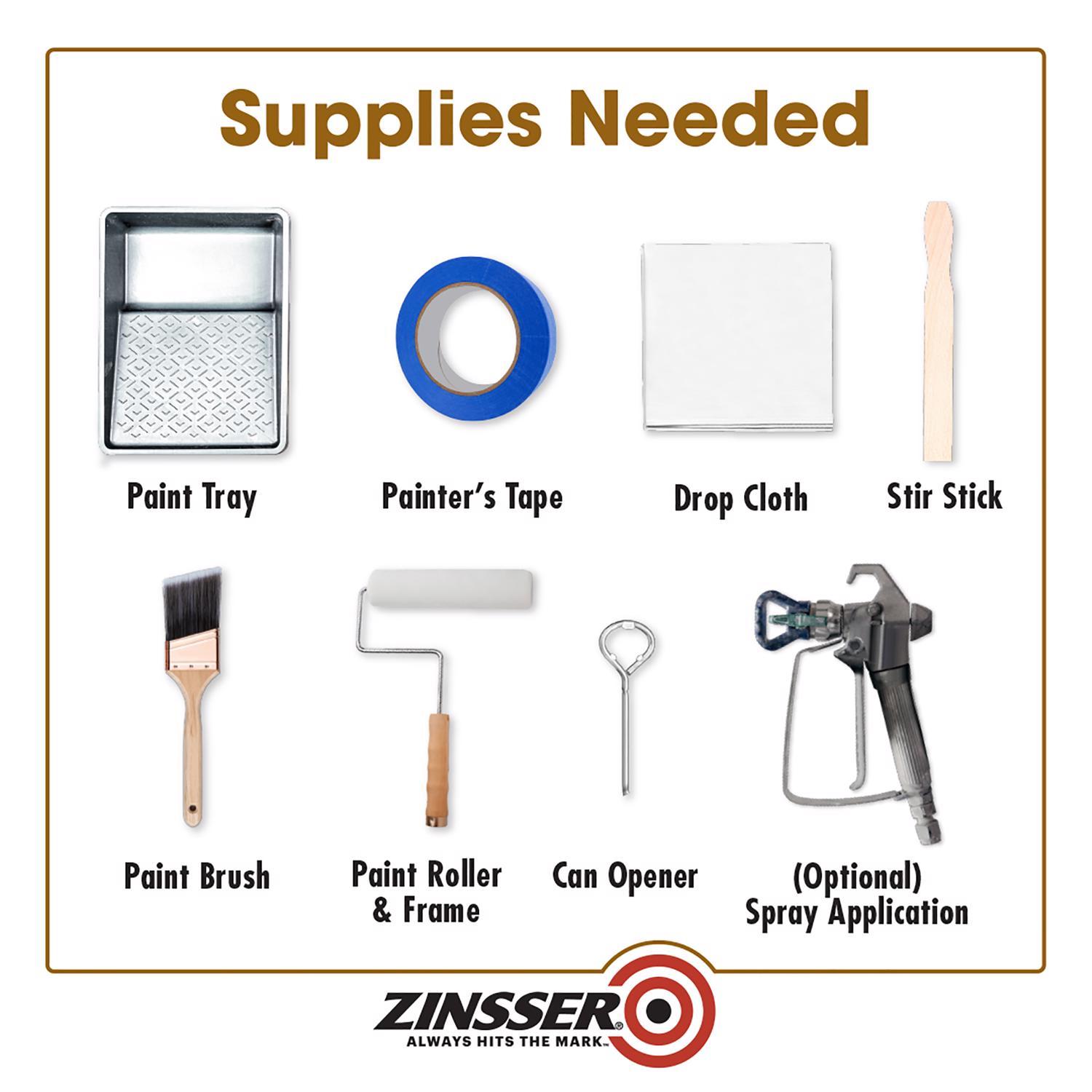 Zinsser Cover Stain White Oil-Based Alkyd Primer and Sealer 5 gal