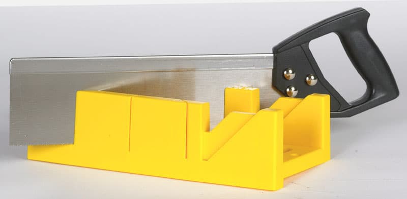 Ace 12 in. L X 4 in. W Plastic 90 deg Mitre Box with Back Saw Saw Included 1 pc