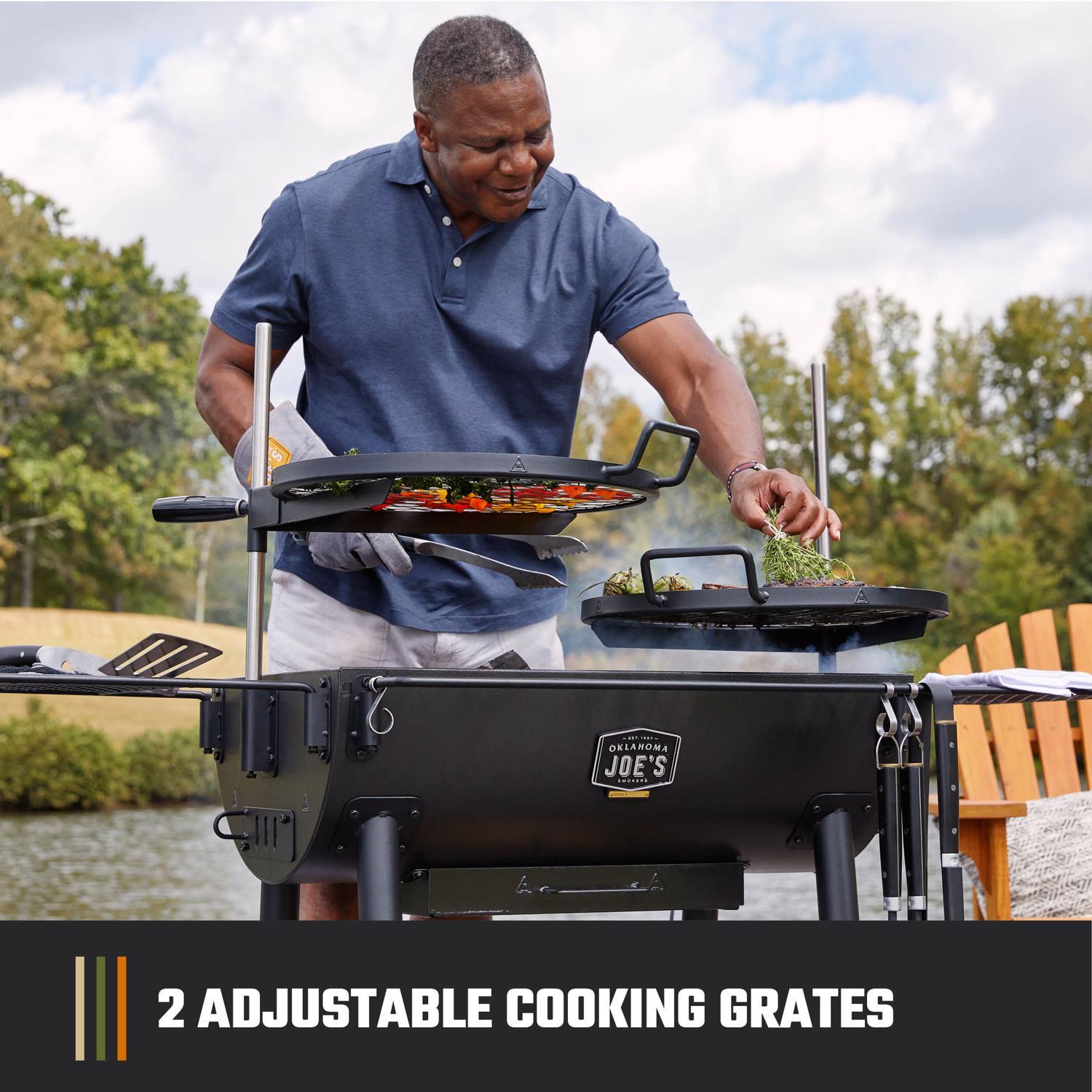 Oklahoma Joe's 19 in. Firecraft Charcoal Grill Black