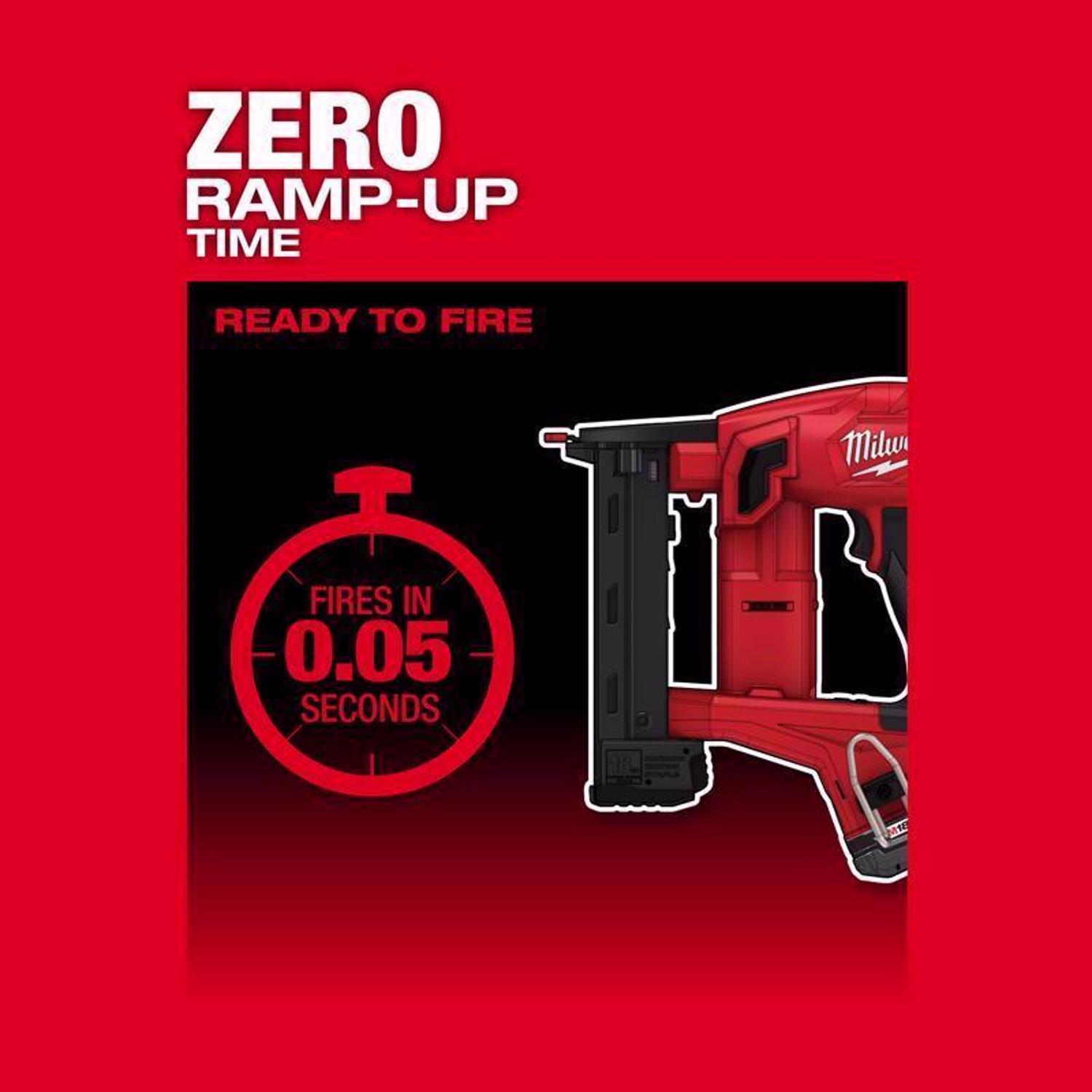 Milwaukee M18 FUEL 18 Ga. 18 Volt Brushless 1/4 in. Narrow Crown Stapler