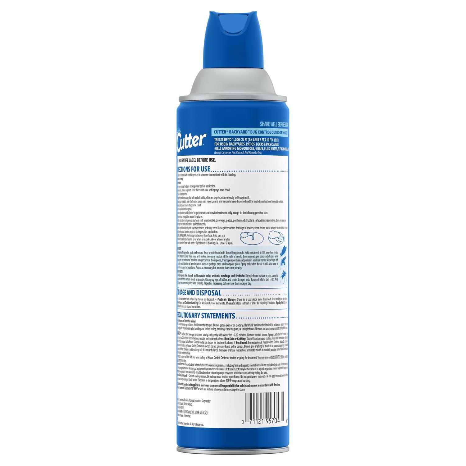 Cutter Backyard Insect Killer Fog 16 oz