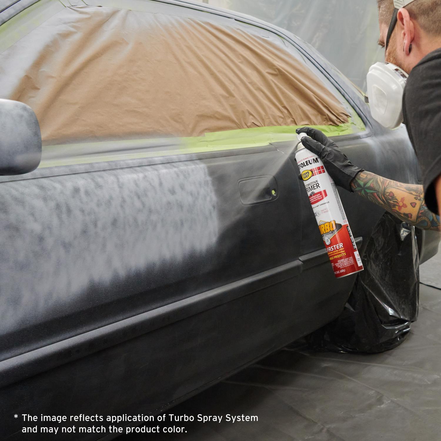 Rust-Oleum Stops Rust Turbo Spray System Gloss Black Protective Enamel Spray Paint 24 oz