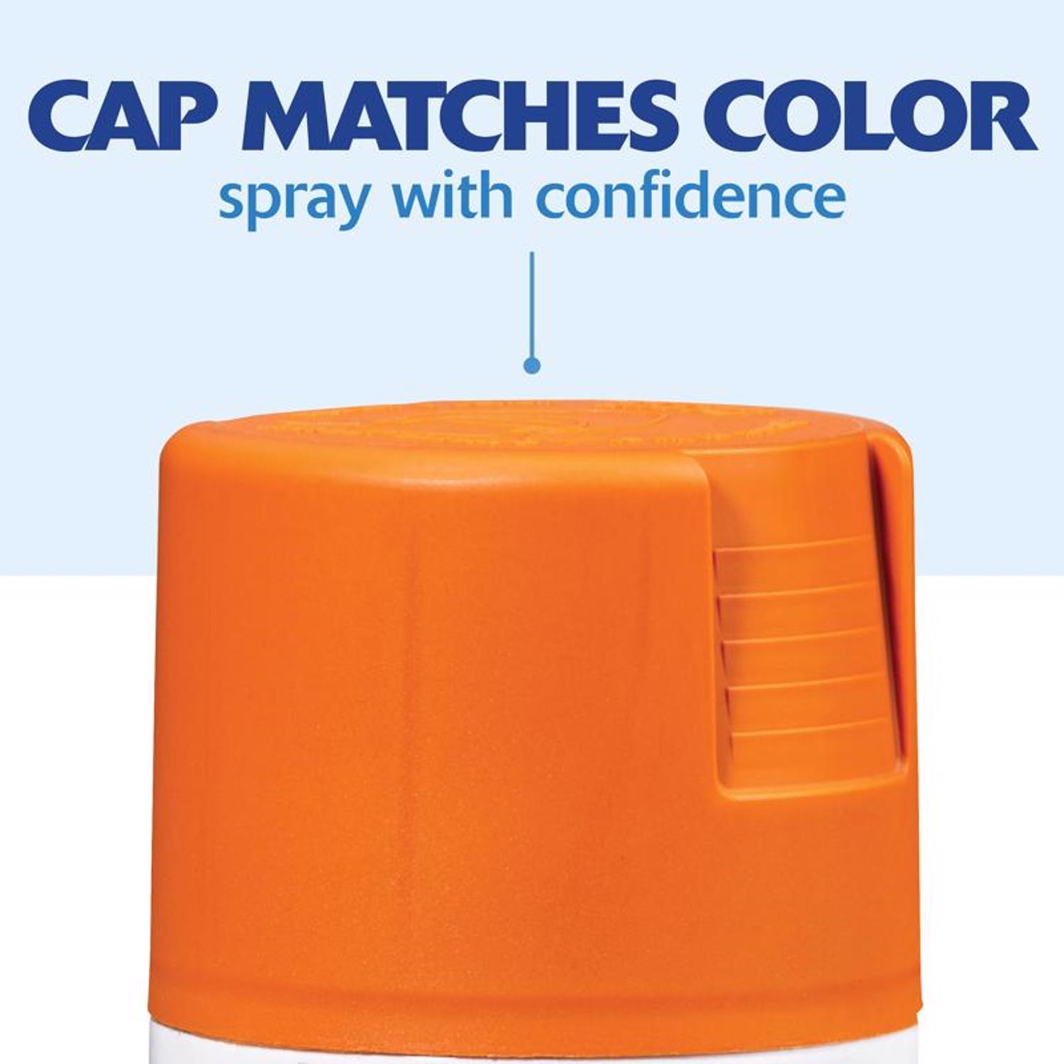 Rust-Oleum Painter's Touch 2X Ultra Cover Satin Rustic Orange Paint+Primer Spray Paint 12 oz