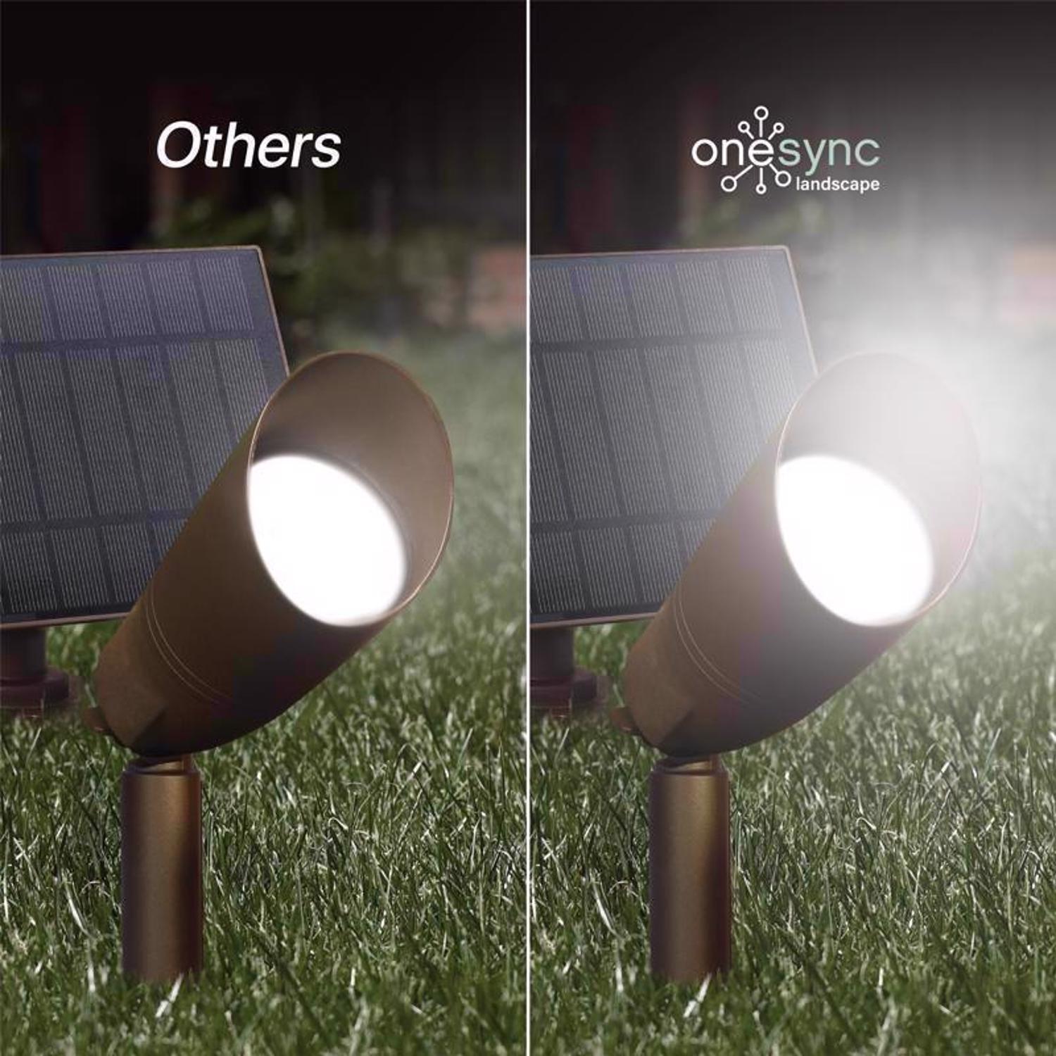 Feit OneSync Solar Powered 3 W LED Spot Light Kit 1 pk