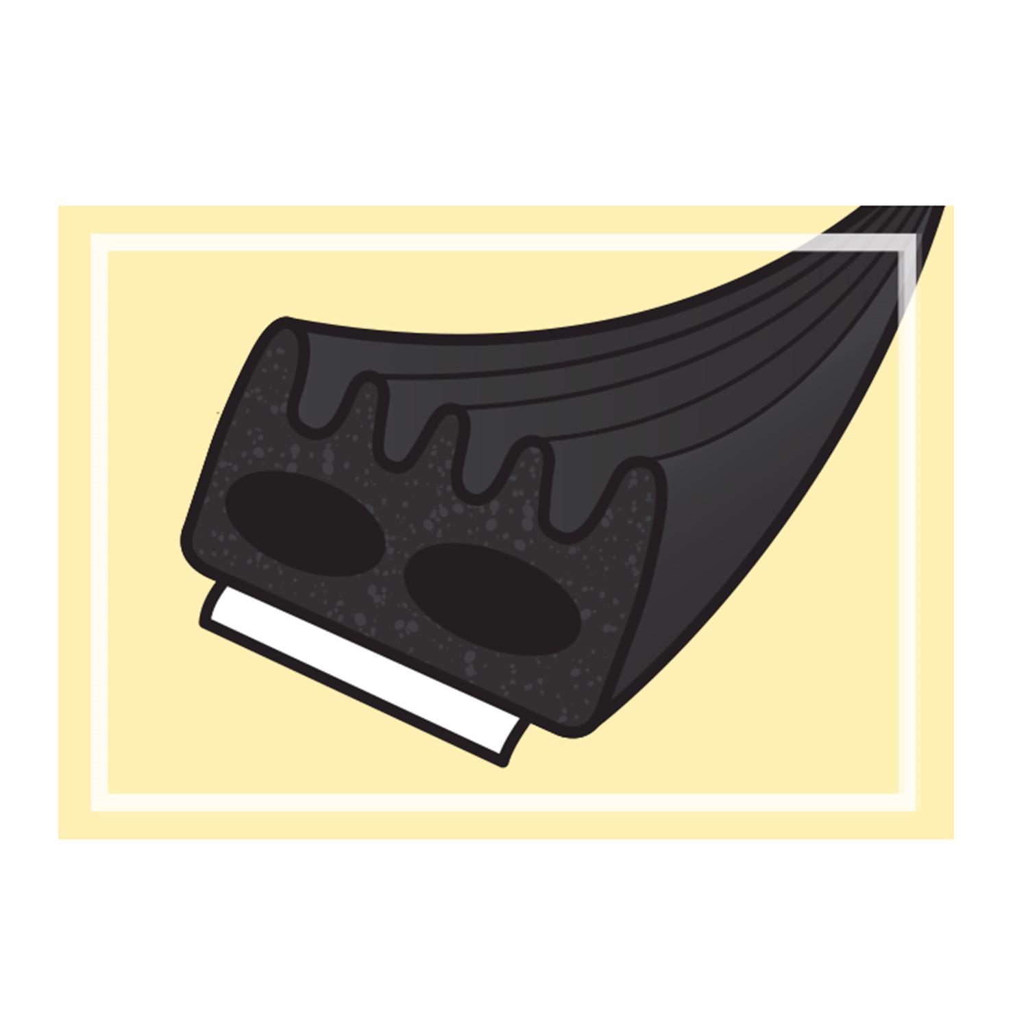 M-D Building Products Black EPDM Rubber Foam Weatherstrip For Auto and Marine 120 in. L X 0.31 in.