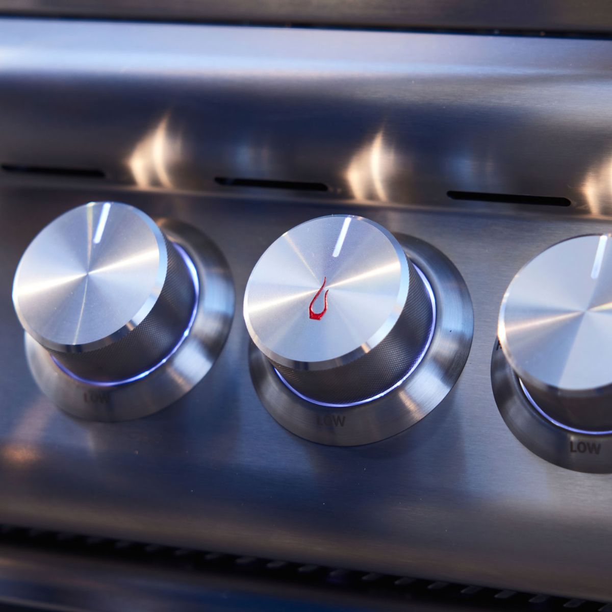 Blaze 32 in. 4-Burner Premium LTE+ Gas Grill with Rear Burner and Built-in Lighting System