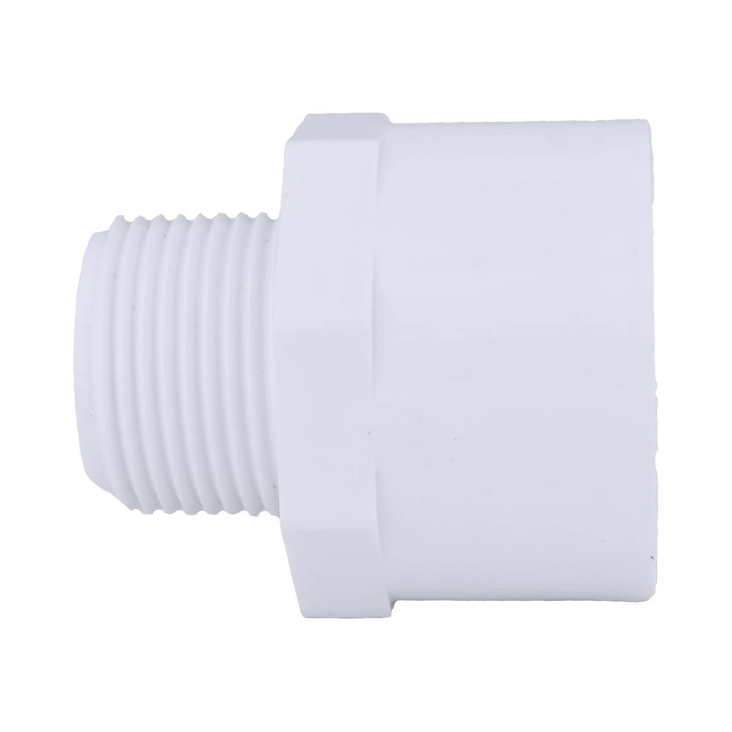 Charlotte Pipe 1 in. MPT X 1-1/4 in. D Slip PVC Adapter 1 pk