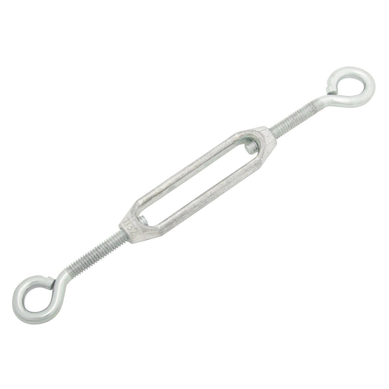 Hampton Zinc-Plated Aluminum/Steel 0.185 in. D Turnbuckle 120 lb 4-3/4 in. L