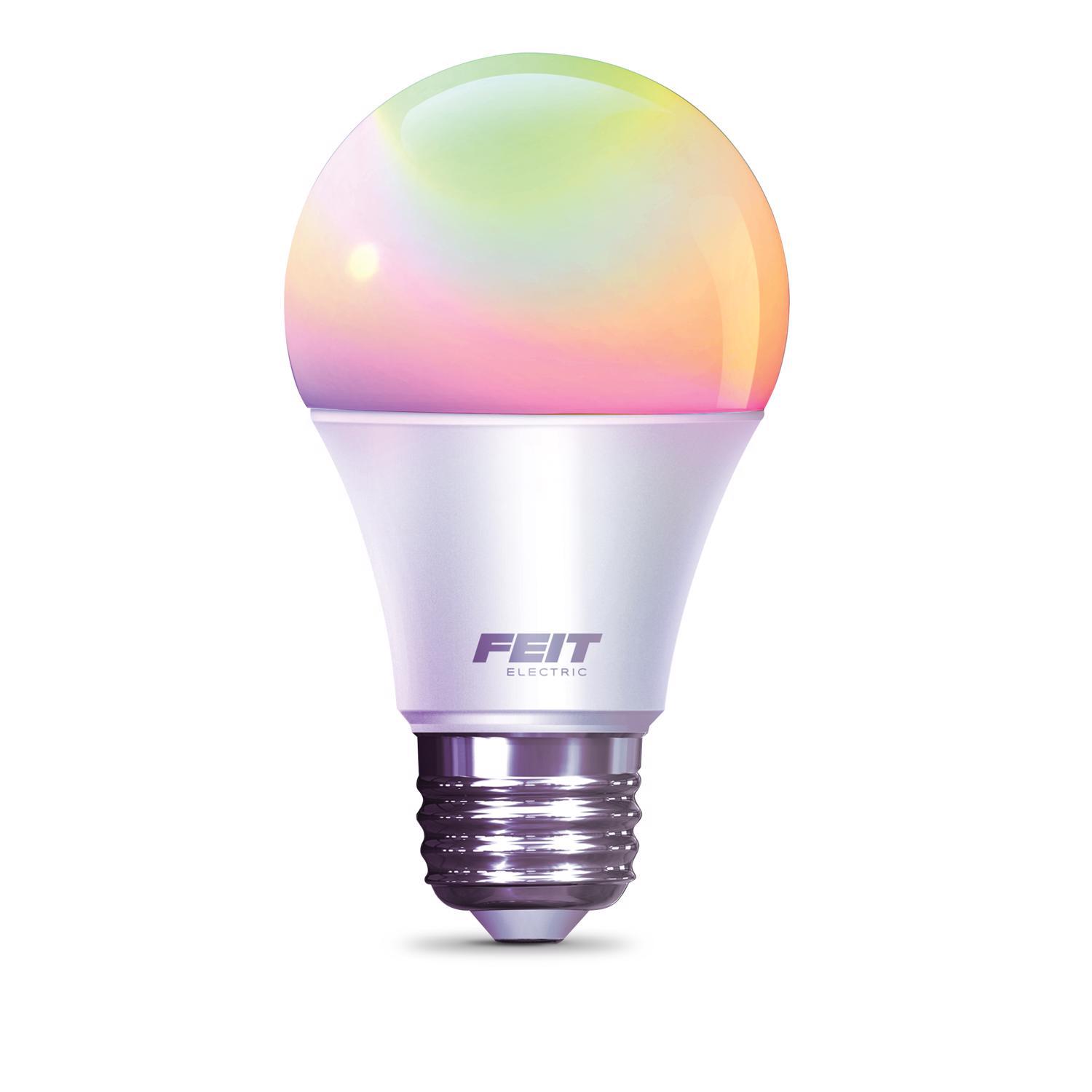 Feit Smart Home A19 E26 (Medium) Smart-Enabled LED Bulb Daylight 60 Watt Equivalence 3 pk