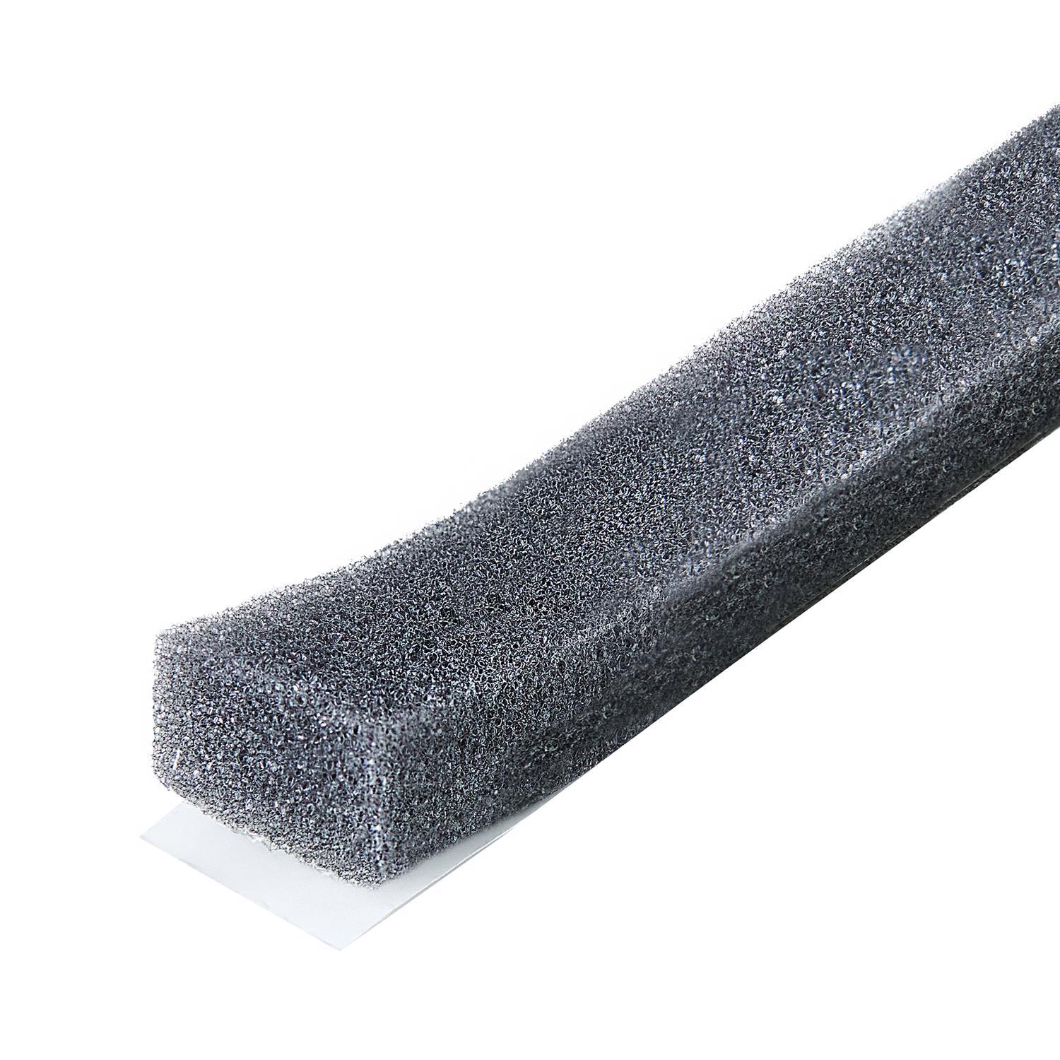 M-D Building Products Gray Foam Weather Stripping Tape For Doors and Windows 204 in. L X 0.5 in.