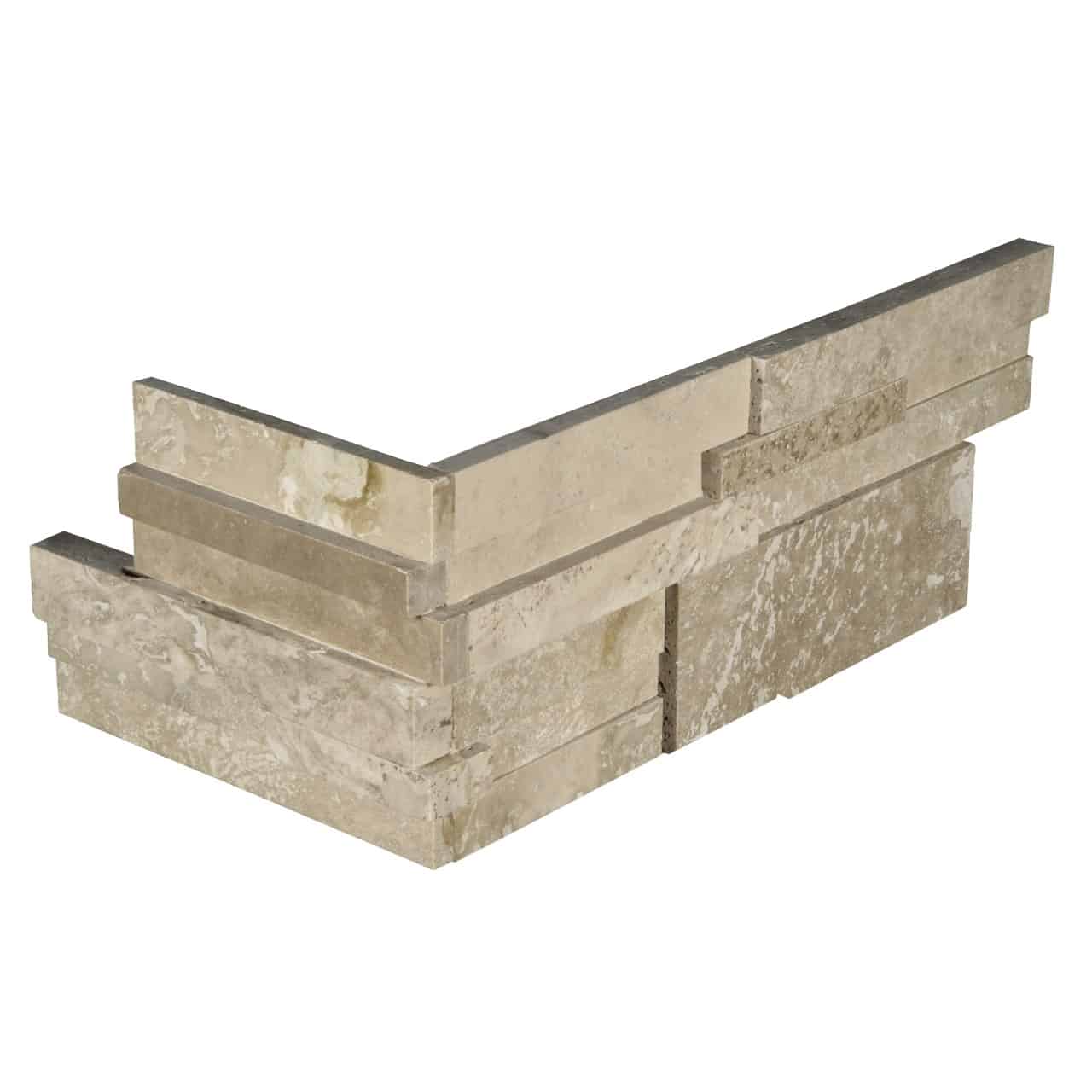 Durango Cream 3D Honed " L" Panel 6x18