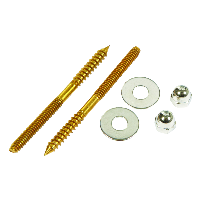 Ace Toilet Screw Set Brass