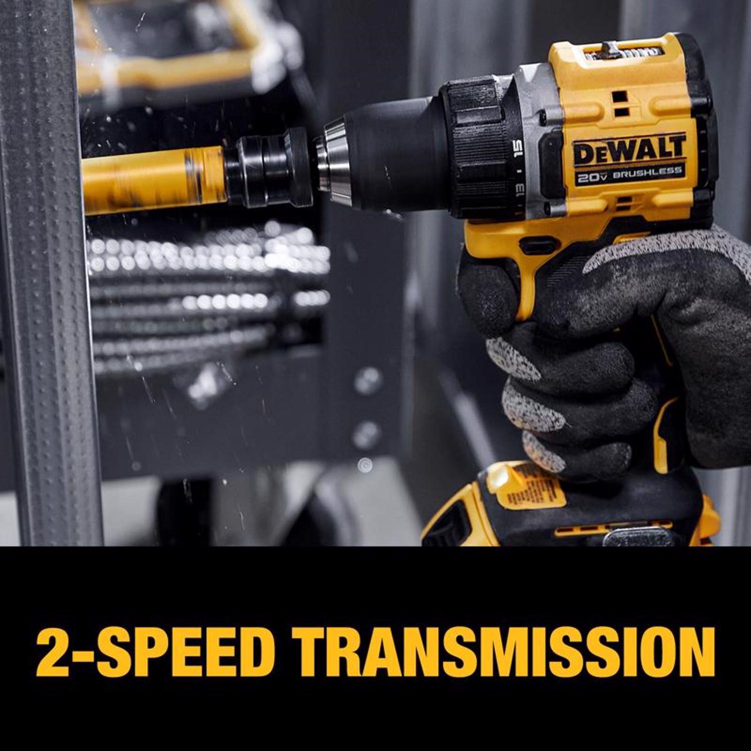 DEWALT 20V MAX Atomic 1/2 in. Brushless Cordless Drill/Driver Kit (Battery & Charger)