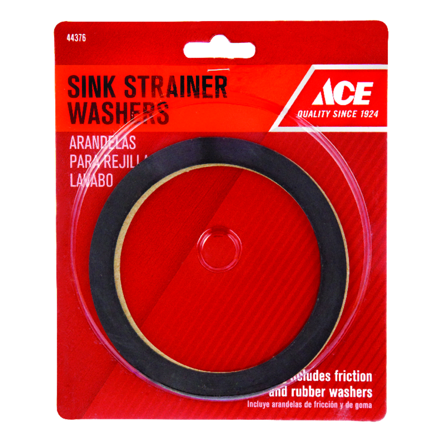 Ace 3-1/2 in. D Rubber Basket Strainer Washer 1 pk