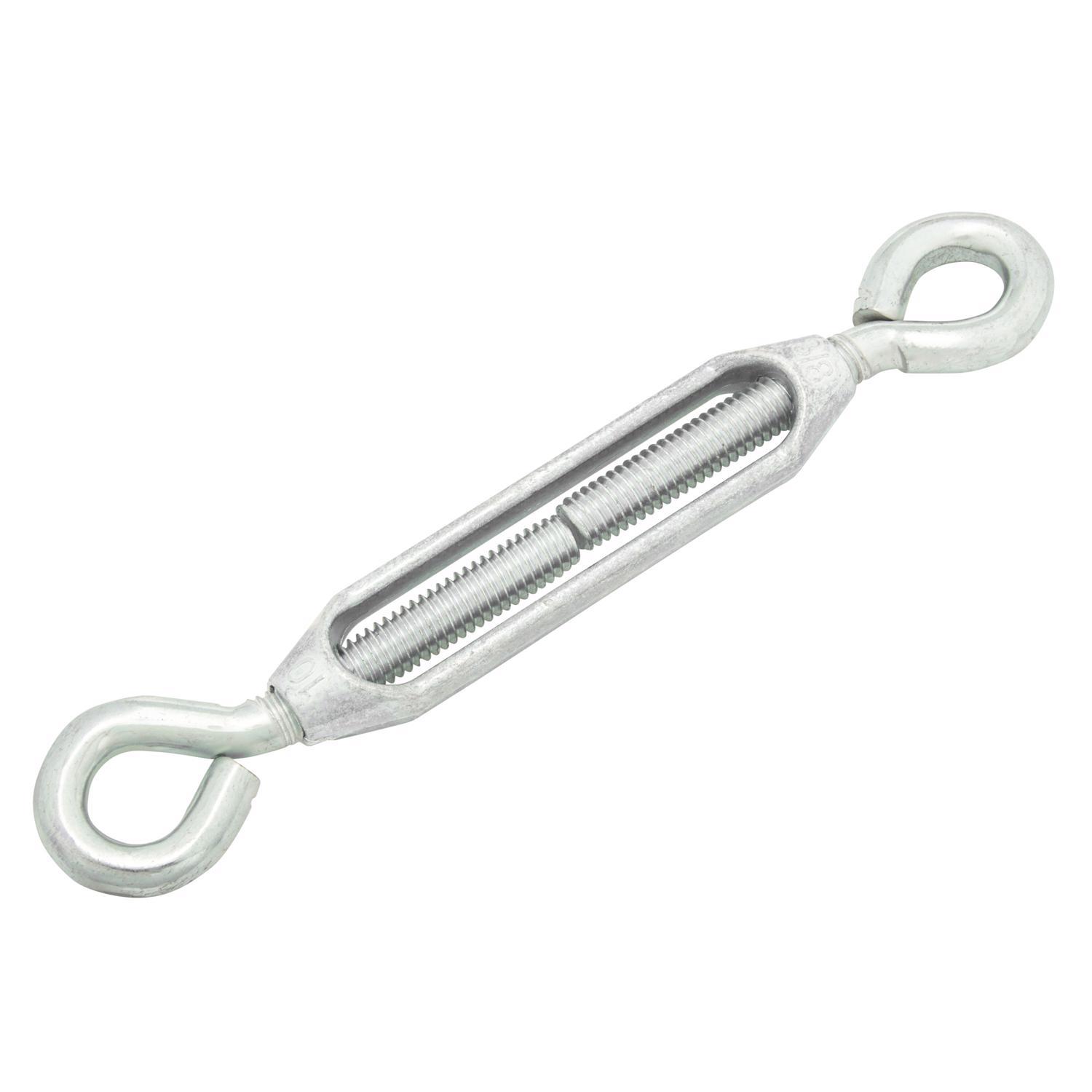 Hampton Zinc-Plated Aluminum/Steel 0.327 in. D Turnbuckle 350 lb 8 in. L