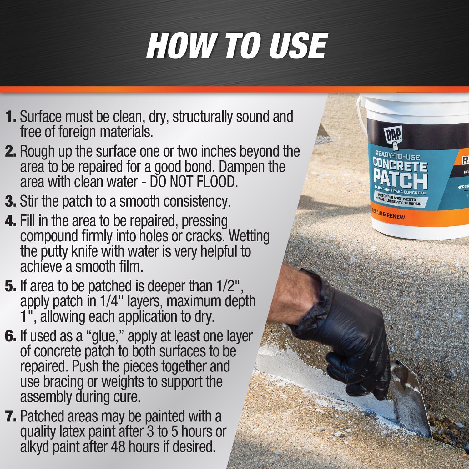 DAP Concrete Patch 32 oz Gray