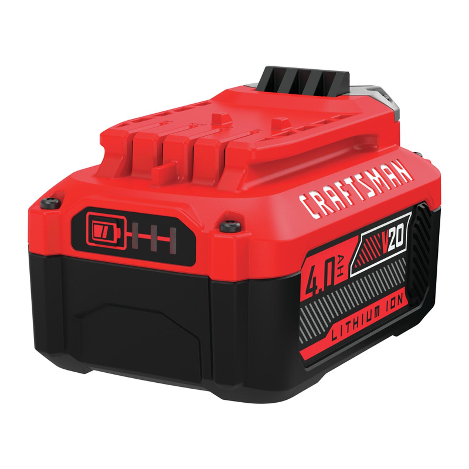 CRAFTSMAN V20 CMCB204-2 4 Ah Lithium-Ion High Capacity Battery 2 pc