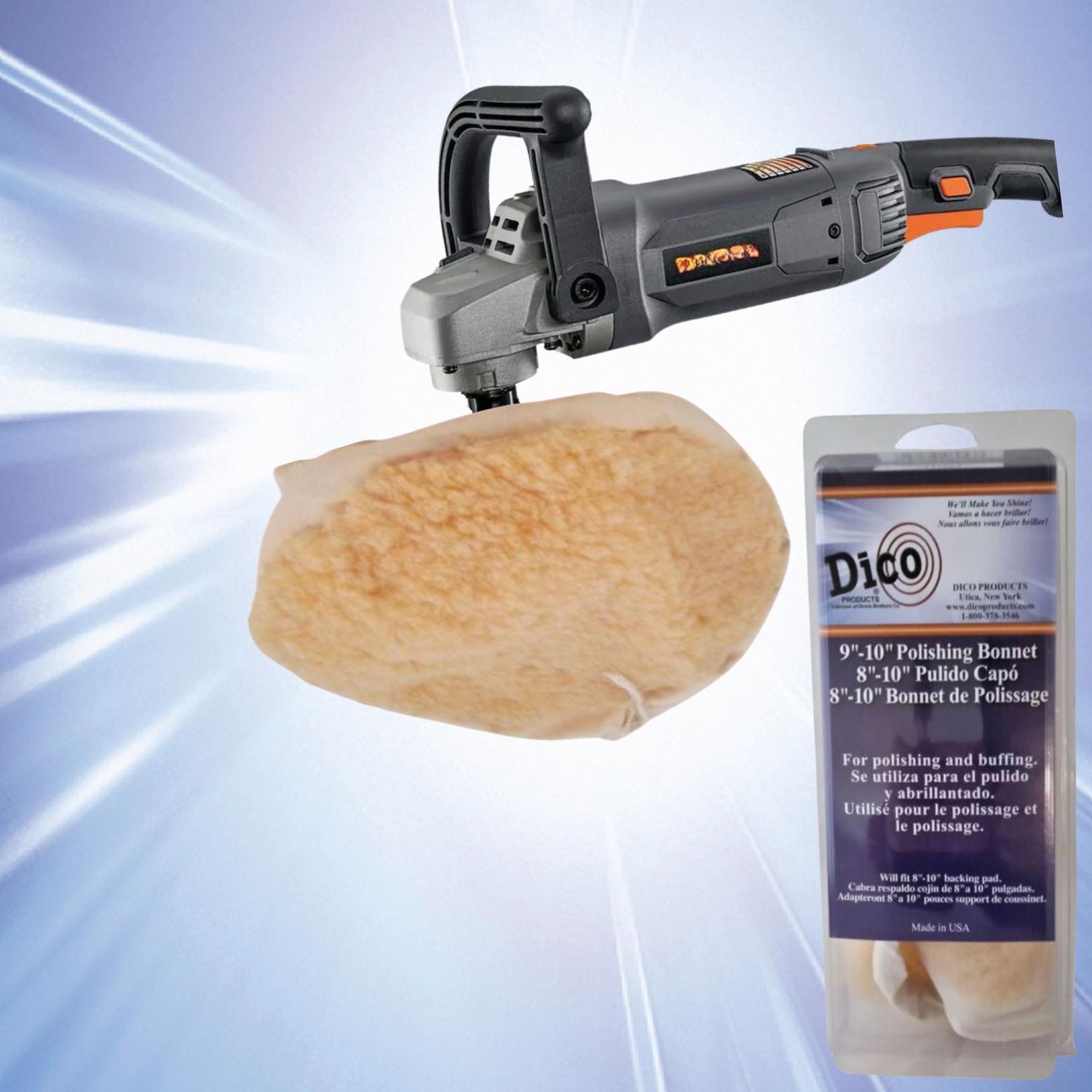 Dico Cordless 10 in. Polishing Bonnet