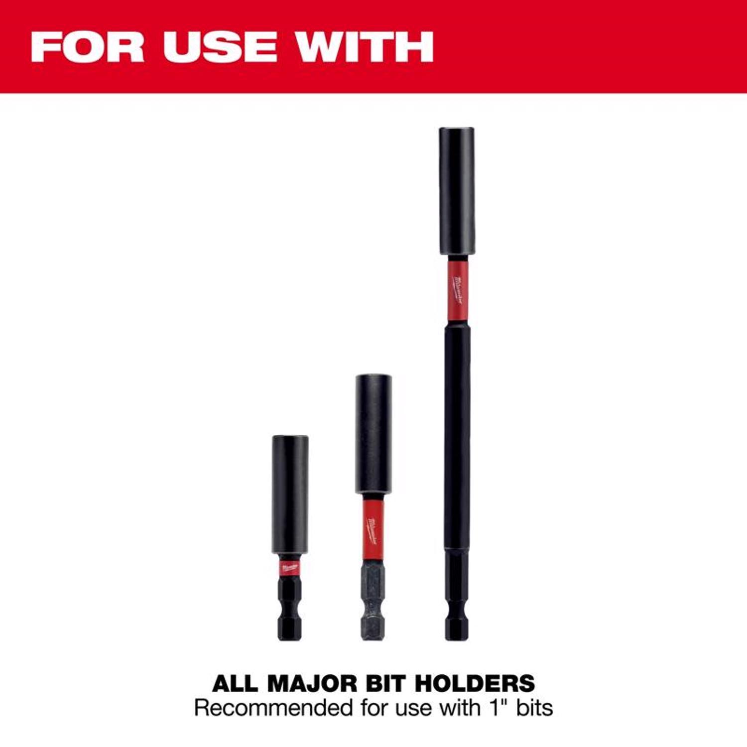 Milwaukee Shockwave Phillips #3 X 1 in. L Screwdriver Bit Steel 2 pk